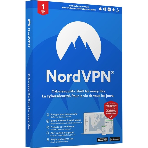 NordVPN Standard VPN + Cybersecurity (10 Συσκευές - 1 Έτος) - Ηλεκτρονική Άδεια