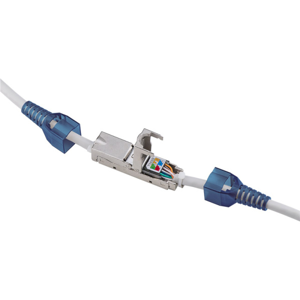Alternative view of GOOBAY σύνδεσμος καλωδίων CAT 6A 79579, STP, toolfree