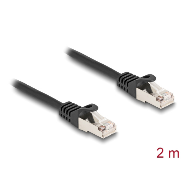 Alternative view of DELOCK καλώδιο RJ50 80188, S/FTP, 26 AWG, 2m, μαύρο