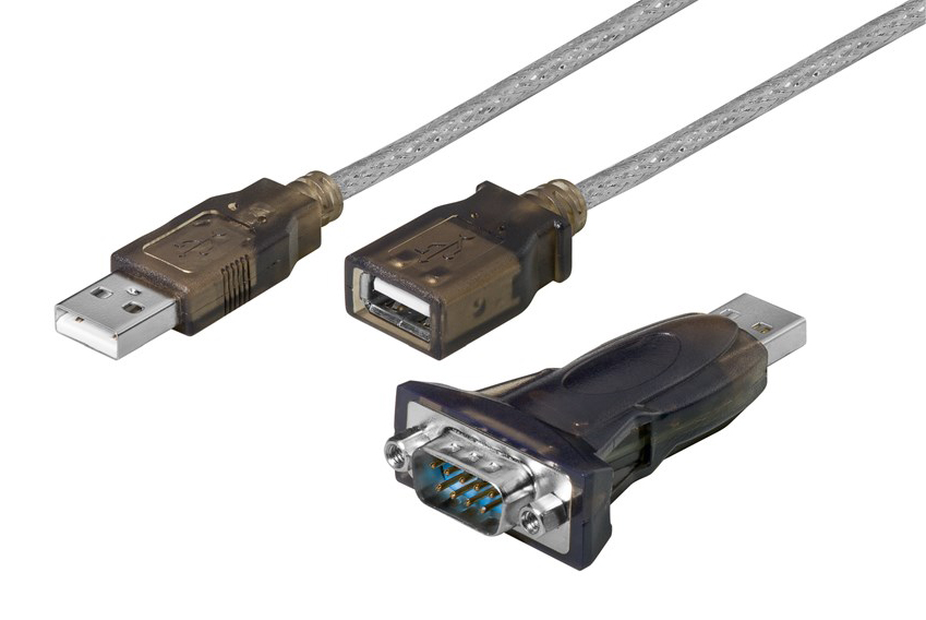 GOOBAY αντάπτορας/καλώδιο USB σε RS-232 93128, 1 Mbit/s, 1.5m, διάφανο - Image 3