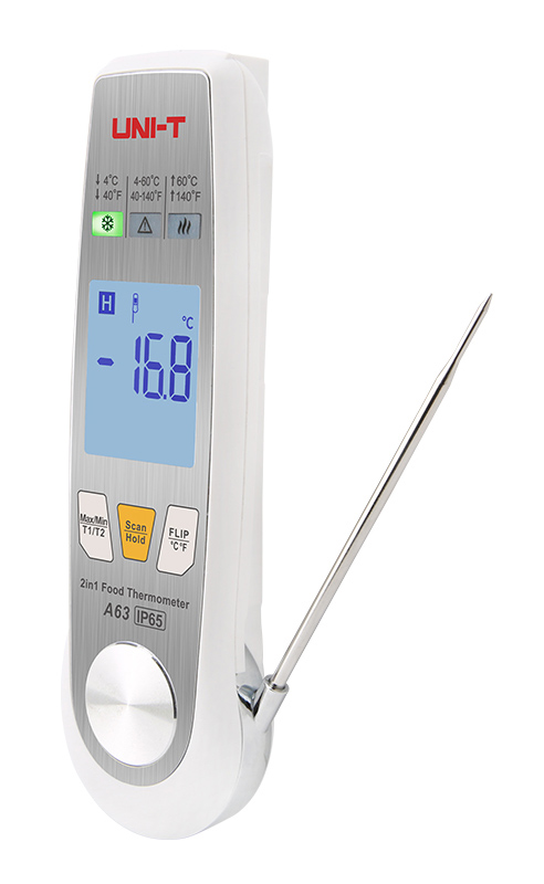 UNI-T ψηφιακό θερμόμετρο τροφίμων A63, -40~250 °C, IP65 - Image 3