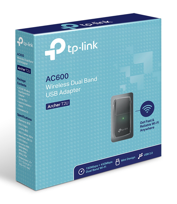 TP-LINK ασύρματος USB αντάπτορας δικτύου Archer T2U, 600Mbps, Ver. 3.0 - Image 3