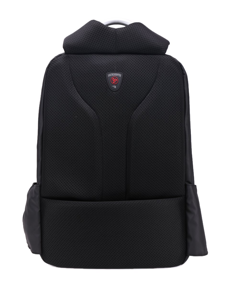 ARCTIC HUNTER τσάντα πλάτης B00208 με θήκη laptop 15.6", λουκέτο TSA, 24L, γκρι - Image 6