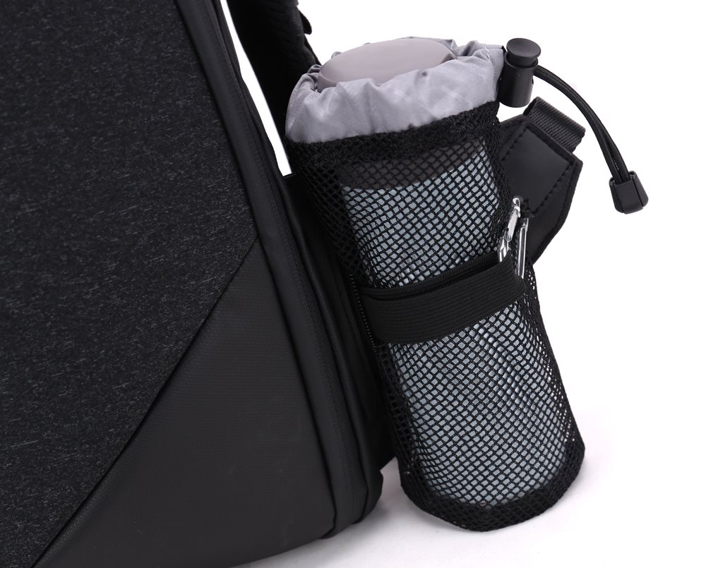 ARCTIC HUNTER τσάντα πλάτης B00208 με θήκη laptop 15.6", λουκέτο TSA, 24L, γκρι - Image 7