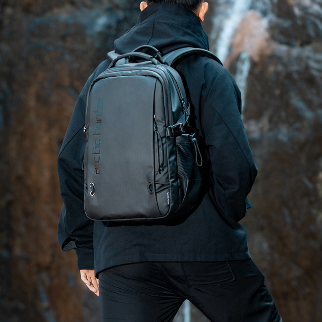 ARCTIC HUNTER τσάντα πλάτης B00530 με θήκη laptop 15.6", 24L, μαύρη - Image 8