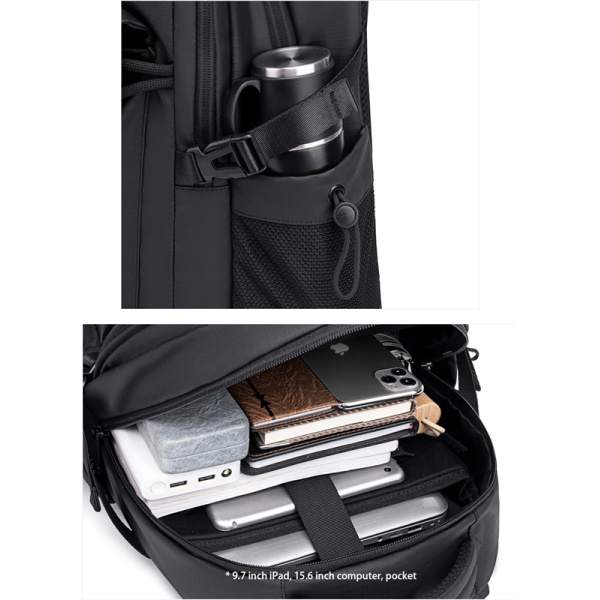 Alternative view of ARCTIC HUNTER τσάντα πλάτης B00531 με θήκη laptop 15.6", 25L, μαύρη