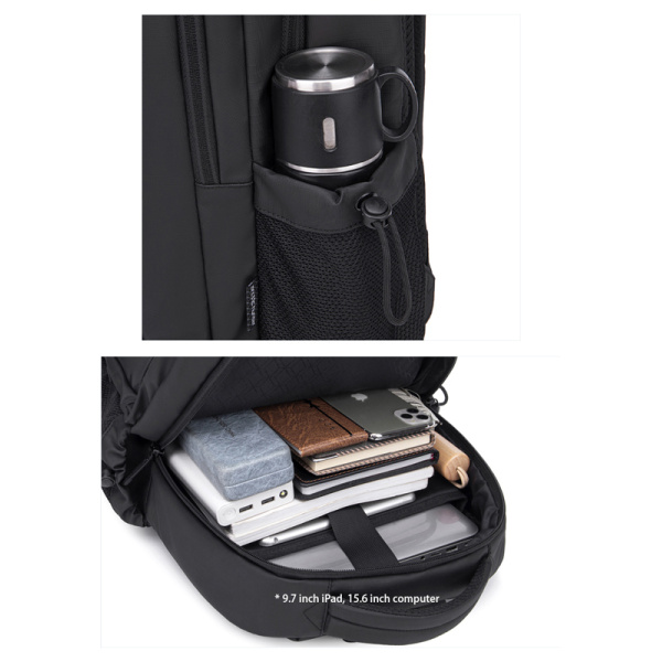Alternative view of ARCTIC HUNTER τσάντα πλάτης B00534 με θήκη laptop 15.6", 21L, γκρι