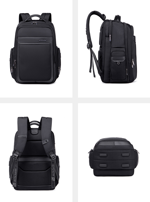 ARCTIC HUNTER τσάντα πλάτης B00544 με θήκη laptop 17", 40L, USB, μαύρη - Image 7
