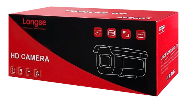 LONGSE IP κάμερα BMSAFG200WH, 2.8mm, 2MP, αδιάβροχη IP67, PoE - Image 3