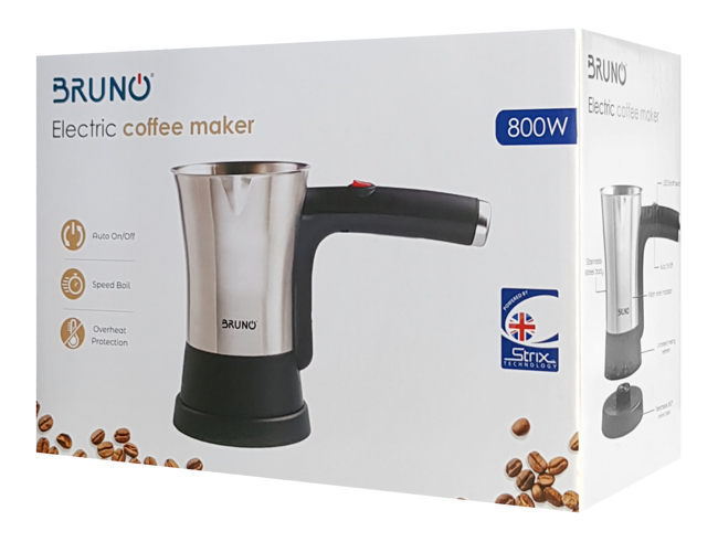 BRUNO ηλεκτρικό μπρίκι BRN-0042, 800W, 300ml, STRIX technology - Image 4