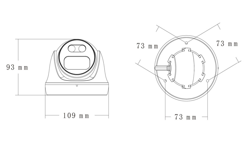 LONGSE υβριδική κάμερα CMSAHTC200FPEW, 2.8mm, 1/3" CMOS, 5MP, LED 25m - Image 4