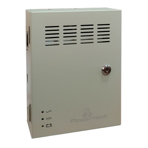 Alternative view of POWERTECH τροφοδοτικό CP1209-20A-B για CCTV-Alarm, DC12V 20A, 9 κανάλια