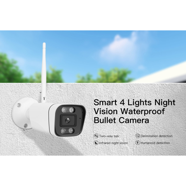 Alternative view of VSTARCAM smart IP κάμερα CS58, IP66, 3MP, WiFi, ανίχνευση καπνού