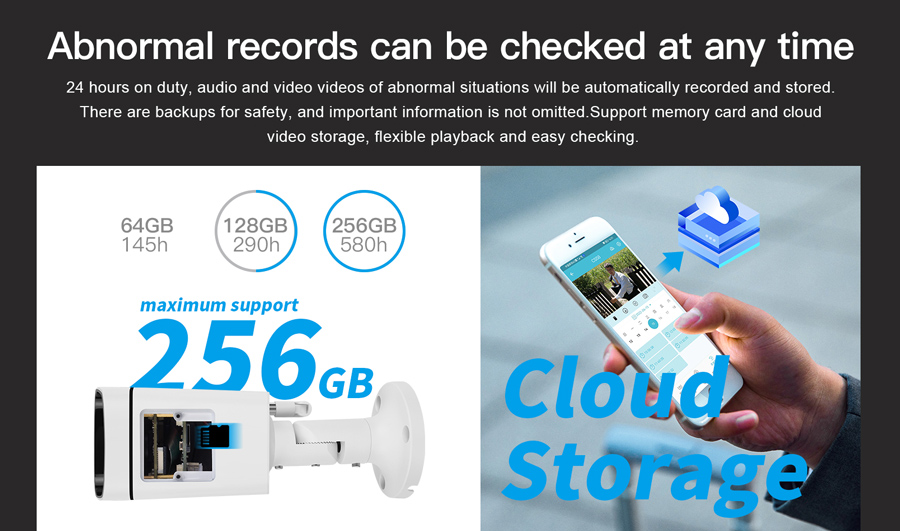 VSTARCAM smart IP κάμερα CS58, IP66, 3MP, WiFi, ανίχνευση καπνού - Image 6