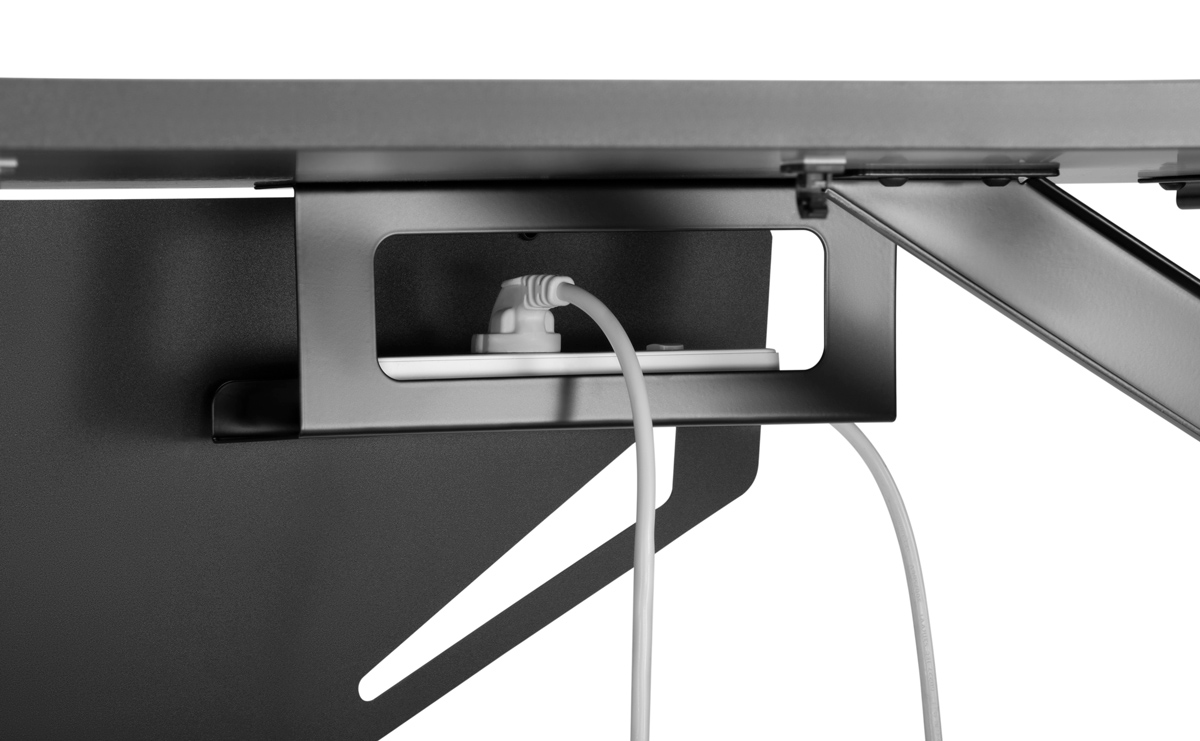 BRATECK gaming γραφείο Glory GMD04-1S, 1200x600mm, RGB, μαύρο - Image 6