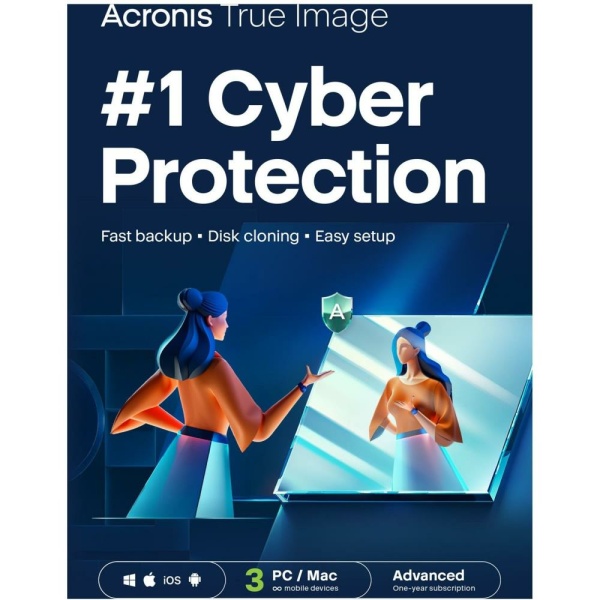 Acronis True Image Advanced (3 Devices- 1 Year) 50 GB Ηλεκτρονική Άδεια