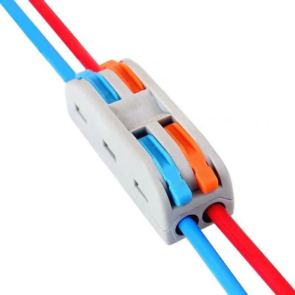 Alternative view of POWERTECH κλέμα σύνδεσης καλωδίων HUH-0090, 2 θέσεων, 0.08mm-4mm², 10τμχ