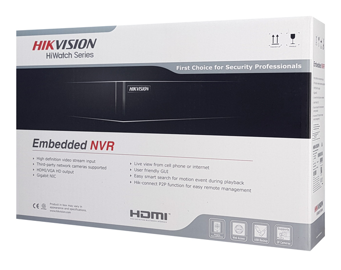 HIKVISION HIWATCH NVR καταγραφικό HWN-2104MH-4P, H.265+, 4 κανάλια PoE - Image 3