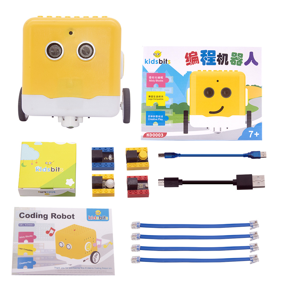KEYESTUDIO Kidsbits Coding Robot KD0003 για Arduino, συμβατό με LEGO - Image 7