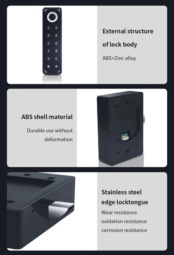 KERONG ηλεκτροπύρος KR-S1030, συνδυασμού & fingerprint, μαύρος - Image 3