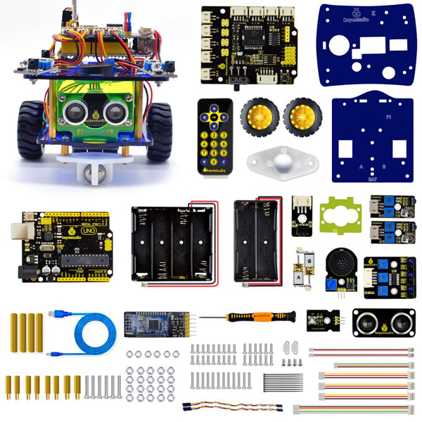 KEYESTUDIO desktop mini bluetooth smart car V3.0 KS0441 - Image 5