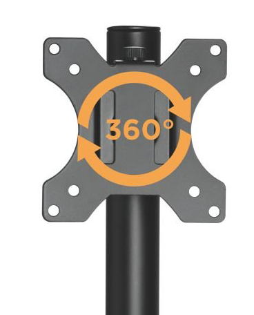 BRATECK βάση γραφείου για 2x οθόνες LDT40-G02, 17-32", έως 8kg - Image 3