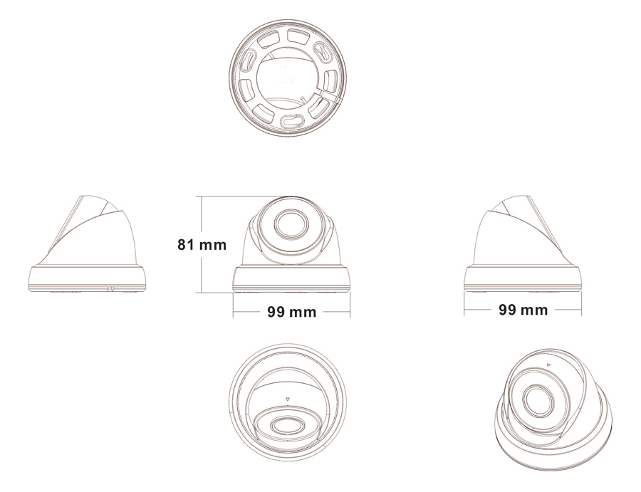 LONGSE υβριδική κάμερα LIRDLAHTC500FKE, 2.8mm, 1/2.5" CMOS 5MP, IR 20m - Image 4