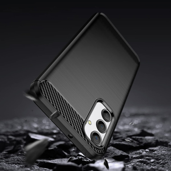 Alternative view of POWERTECH θήκη Carbon MOB-1852 για Samsung Galaxy A24, μαύρη