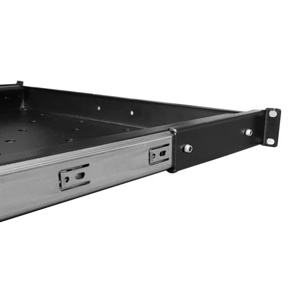 Alternative view of POWERTECH πτυσσόμενο ράφι για rack 19" NETW-0020, βάθος 740mm, μαύρο