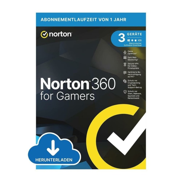 Norton 360 without Subscription (3 Devices - 1 Year) incl. 50GB for Gamers Ηλεκτρονική Άδεια