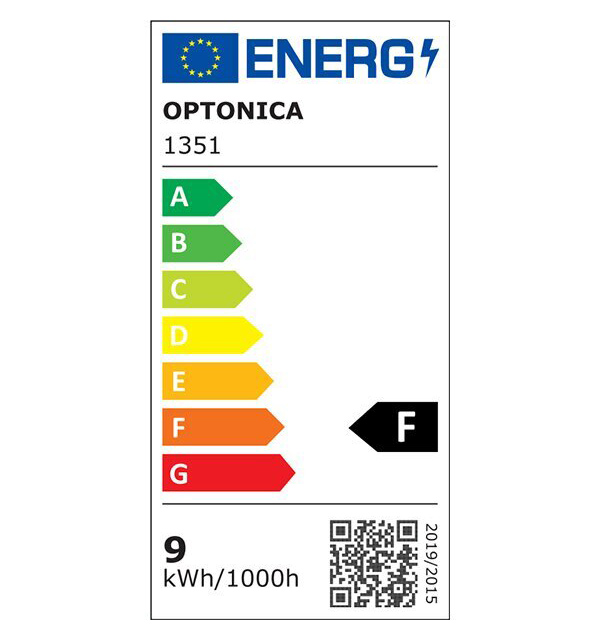 OPTONICA LED λάμπα A60 1351, 8.5W, 6000K, E27, 806lm - Image 2