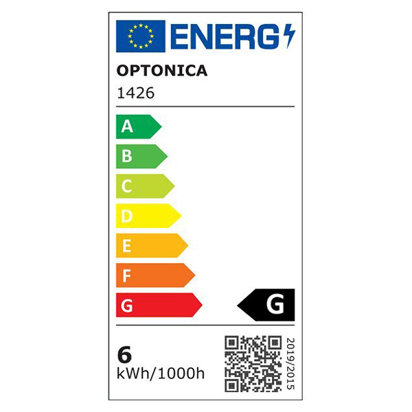 Alternative view of OPTONICA LED λάμπα candle C37 1426, 5,5W, 4500K, E14, 450lm