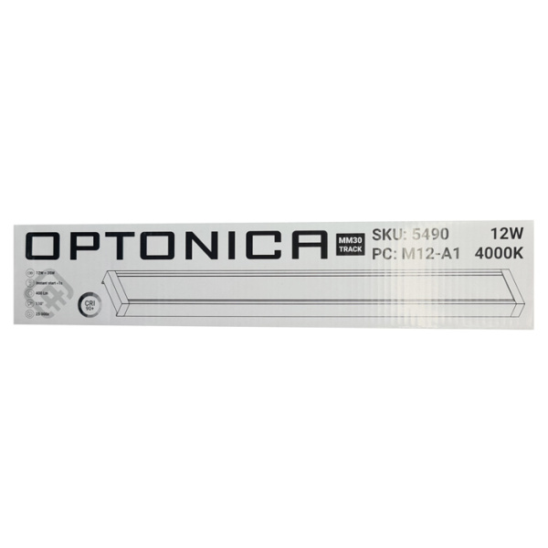 Alternative view of OPTONICA LED μαγνητικό φωτιστικό 5490, 12W, 4000K, μεταλλικό, μαύρο