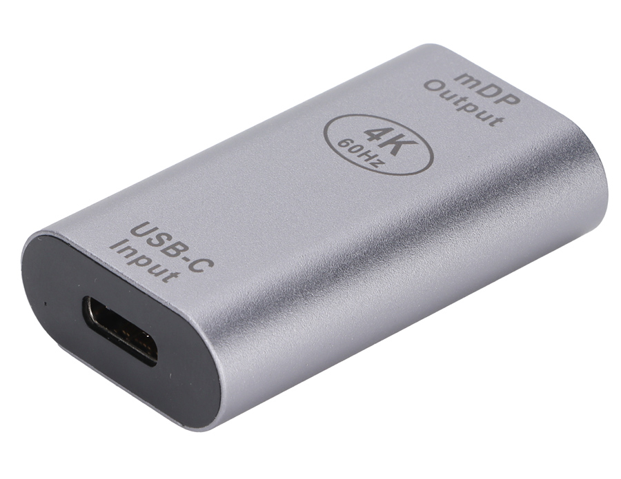 POWERTECH αντάπτορας USB-C σε Mini DisplayPort PTH-098, 4K/60Hz, γκρι - Image 2