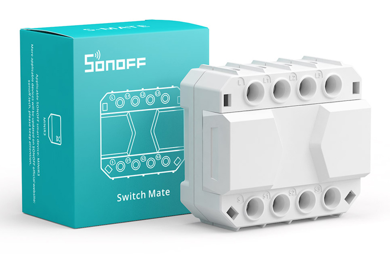SONOFF smart διακόπτης S-MATE, 3 κανάλια, 16A, λευκός - Image 6
