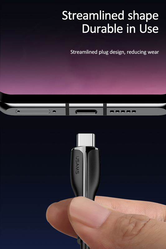USAMS καλώδιο USB-C σε USB US-SJ372, 2A, 1m, λευκό - Image 2