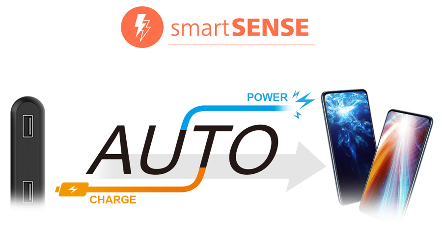 SILICON POWER power bank QP15, 10000mAh, 2x USB & USB Type-C, 3A, μαύρο - Image 3