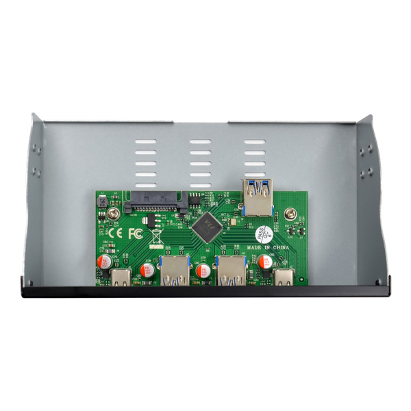 Alternative view of POWERTECH front panel 5.25" σε 2x USB 3.1 & 2x USB-C, VL820