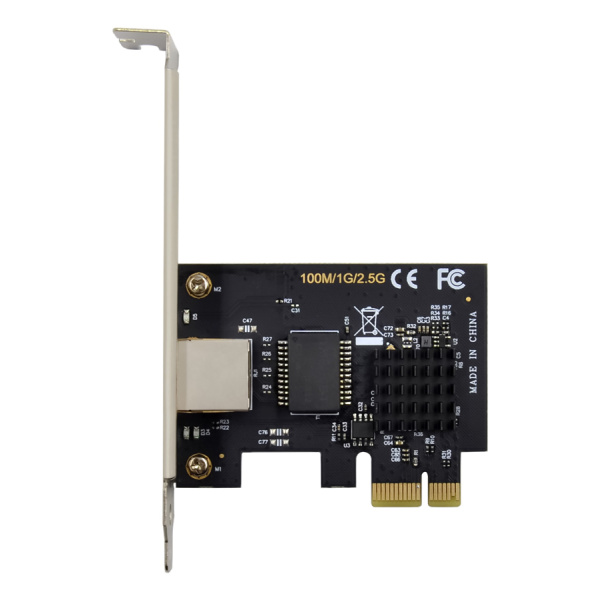 Alternative view of POWERTECH κάρτα επέκτασης PCIe σε RJ45 2.5G ST7266, RTL8125B
