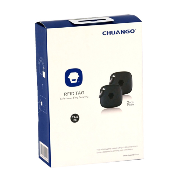 Alternative view of CHUANGO RFID Tag TAG-26, μαύρο, 2τμχ