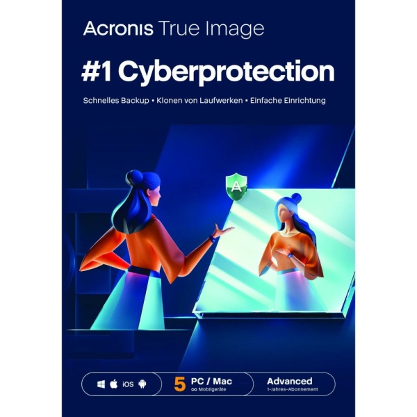Acronis True Image Advanced (5 Devices -1 Year) 50 GB Ηλεκτρονική Άδεια