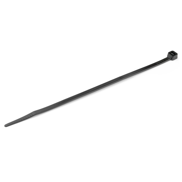 POWERTECH δεματικά καλωδίων TIES-052, 300x3.6mm, μαύρα, 100τμχ