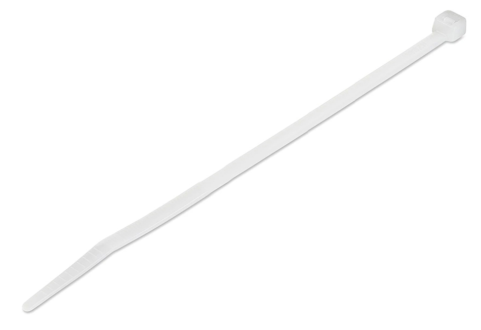 POWERTECH δεματικά καλωδίων TIES-057, 350x4.8mm, λευκά, 100τμχ