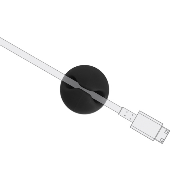 Alternative view of POWERTECH οργανωτές καλωδίων TIES-071, 1 θέση, Φ5mm, μαύρο, 10τμχ