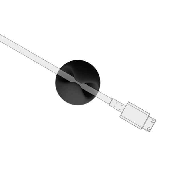Alternative view of POWERTECH οργανωτές καλωδίων TIES-072, 1 θέση, Φ9mm, μαύρο, 10τμχ