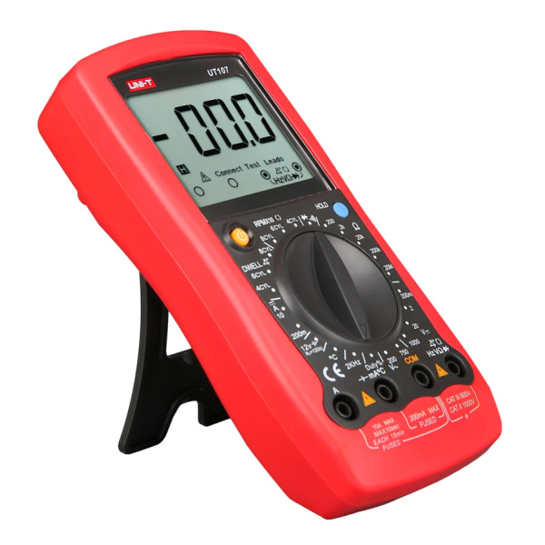 Alternative view of UNI-T ψηφιακό πολύμετρο αυτοκινήτων UT107, RPM/Dwell, test μπαταρίας