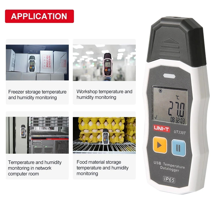 UNI-T ψηφιακό θερμόμετρο UT330T, USB, -30 έως 70 °C - Image 2