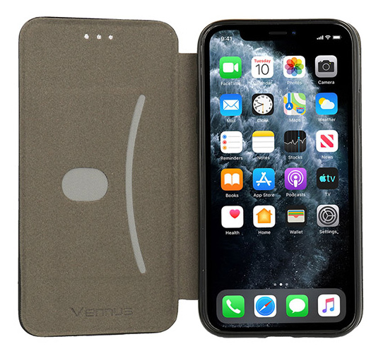 VENNUS Θήκη Βook Elegance VNS-0048 για iPhone 14 Plus, μαύρη - Image 3