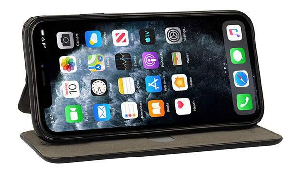VENNUS Θήκη Βook Elegance VNS-0050 για iPhone 14 Pro, μαύρη - Image 2