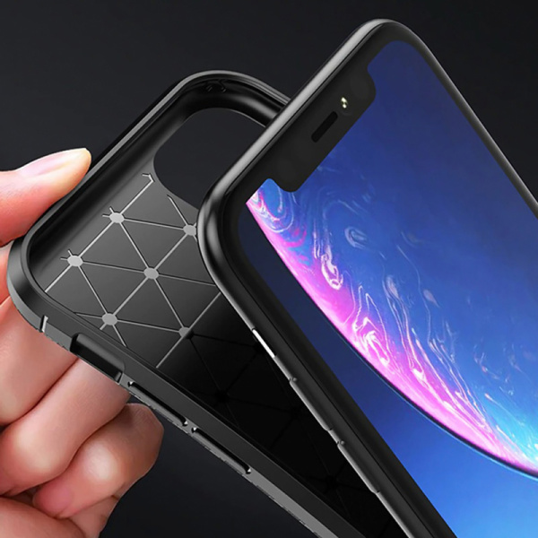 Alternative view of VENNUS Θήκη Carbon Elite VNS-0057 για iPhone 14 Pro, μαύρη